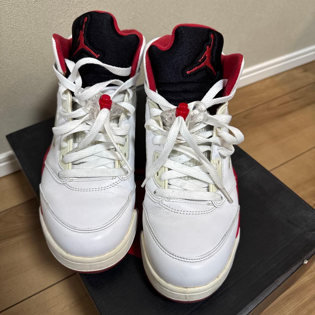 AIR JORDAN5 エアジョーダン5 ファイヤーレッド ブラックタン　美品