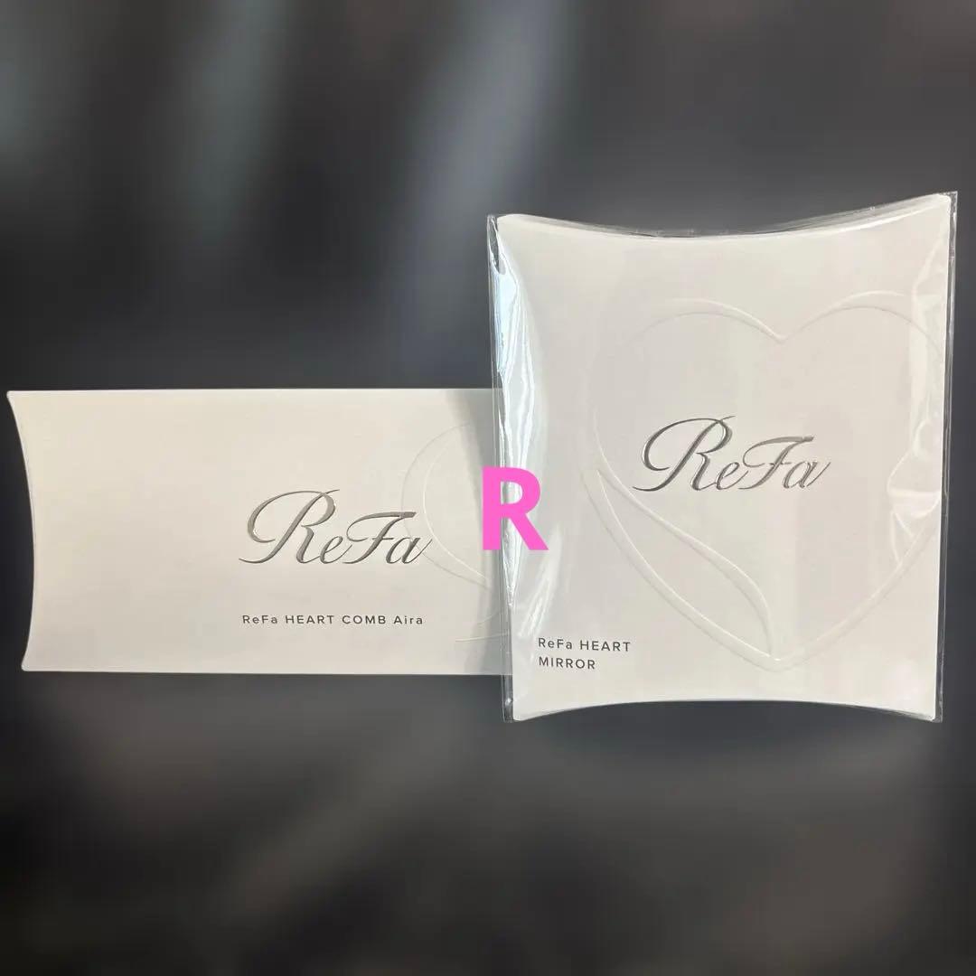 ReFa ハートコームアイラとハートミラーセット　新色　シルキーピンク