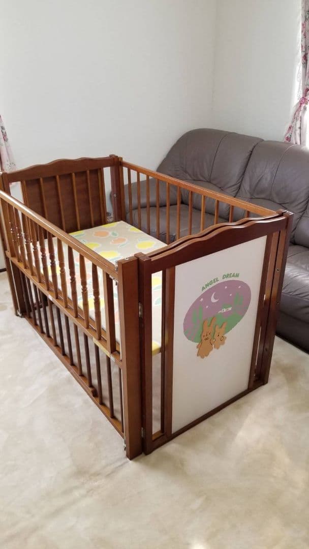 【ベビーベッド】サークルとしても使用OK!!