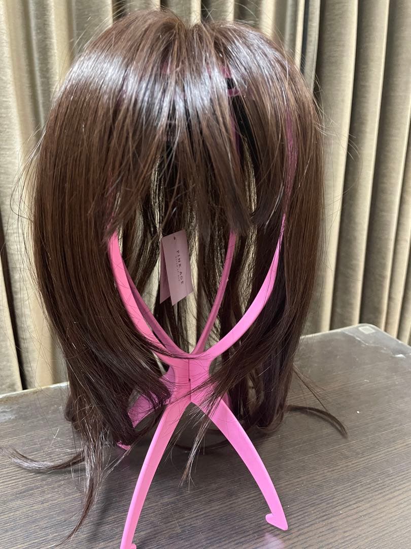 ピンクエイジ リアルスキン シースルーバング ゆるふわカール (モースト原糸)