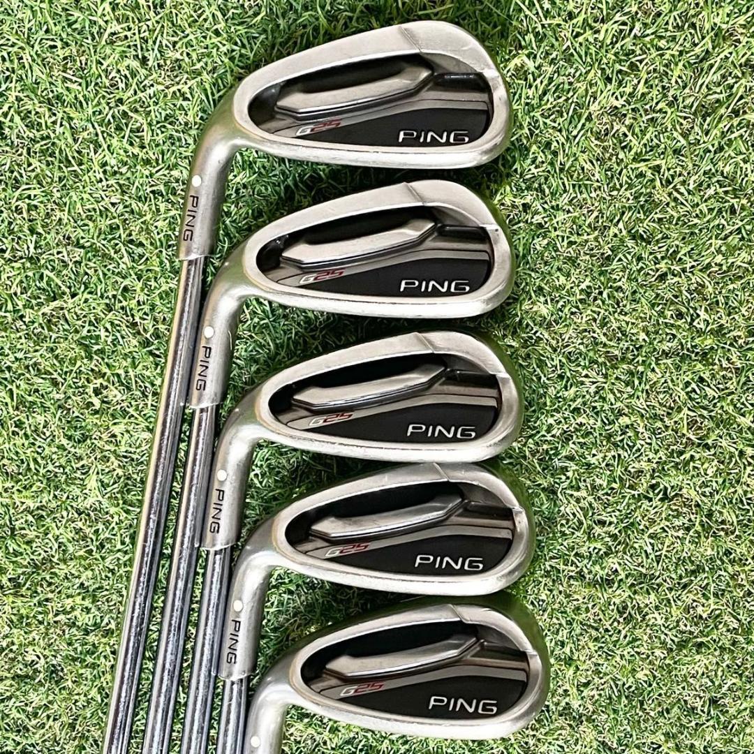 【貴重なレフティ！超豪華10本】ピン PING G25 アイアンセット S 左