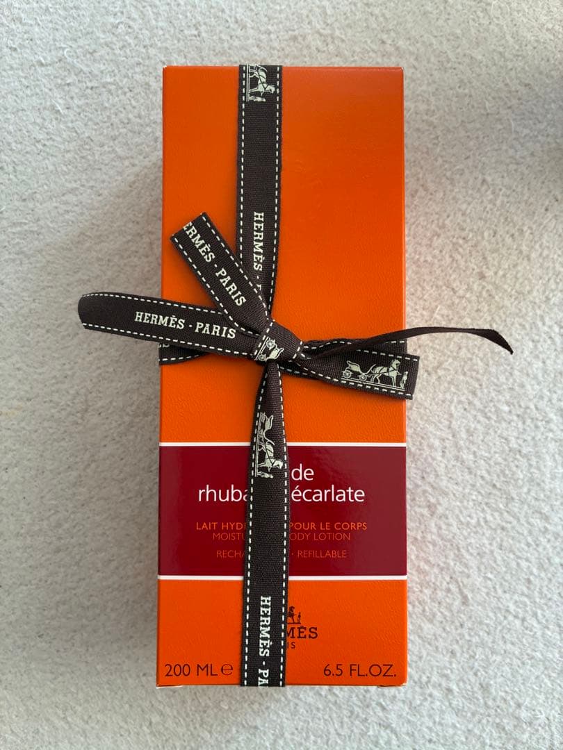 HERMES エルメス オー ドゥ ルバーブ エカルラット ボディローション