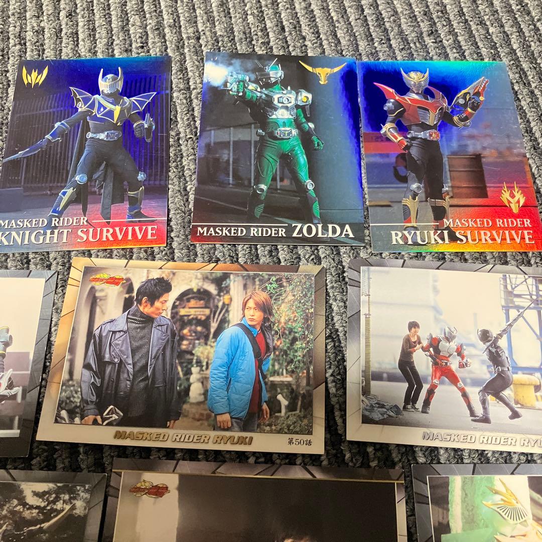 【希少レア】仮面ライダー龍騎トレーディングカード セット レアあり