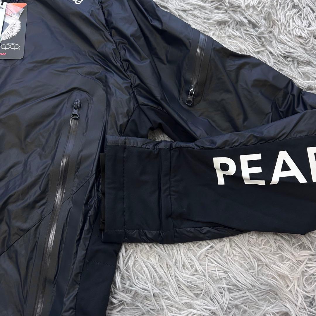 新品　パーリーゲイツ　ワンピース　中綿　ネイビー　フーディ　防寒　サイズ1