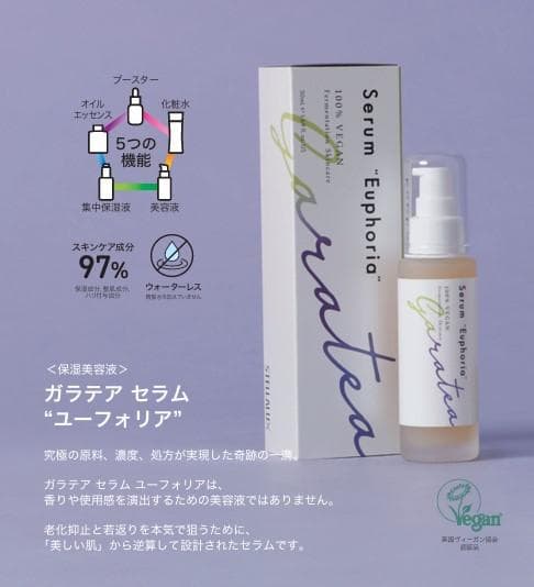 ◆植物由来❕発酵導入美容液◆ヴィーガンコスメ♥ガラテアセラム50ml