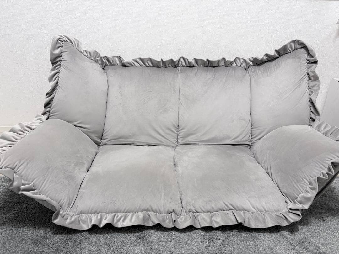 Franc franc カランフロアソファ グレー 引き取りのみ