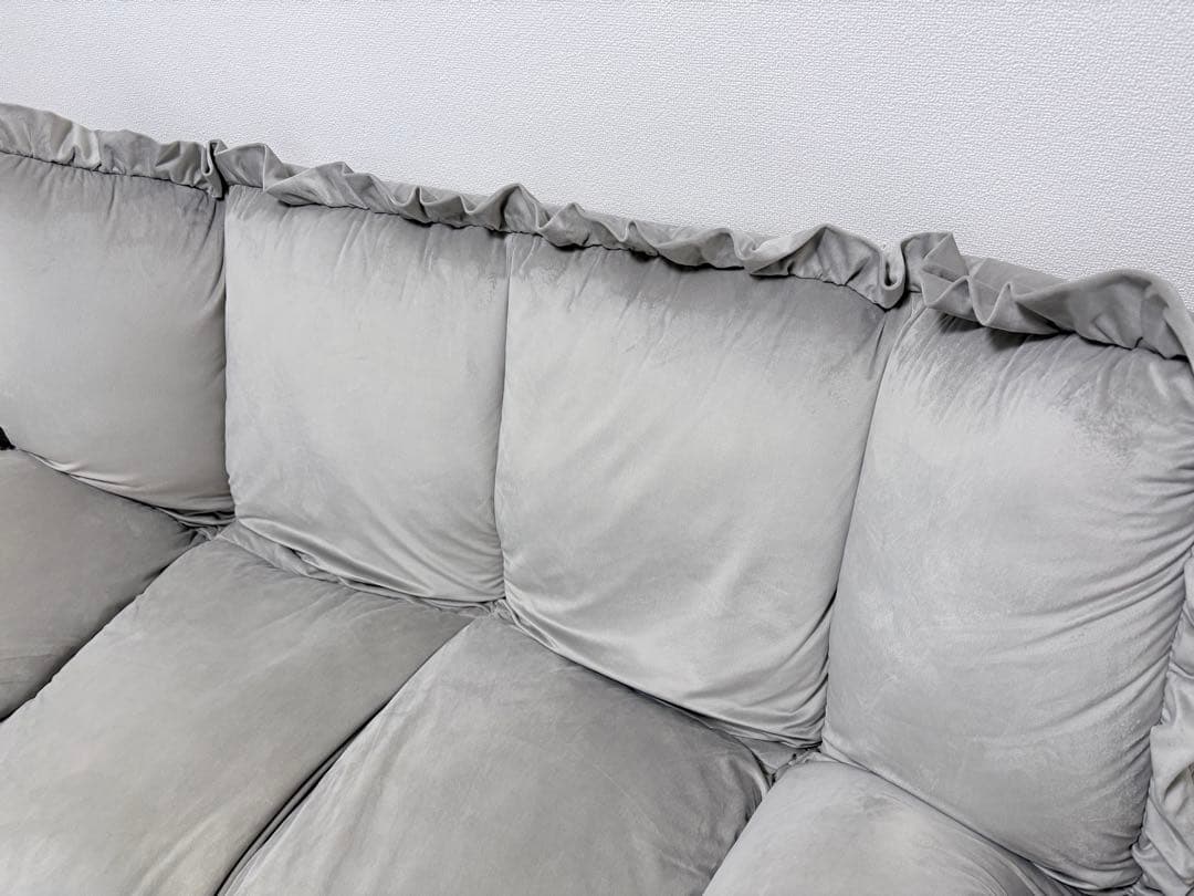 Franc franc カランフロアソファ グレー 引き取りのみ