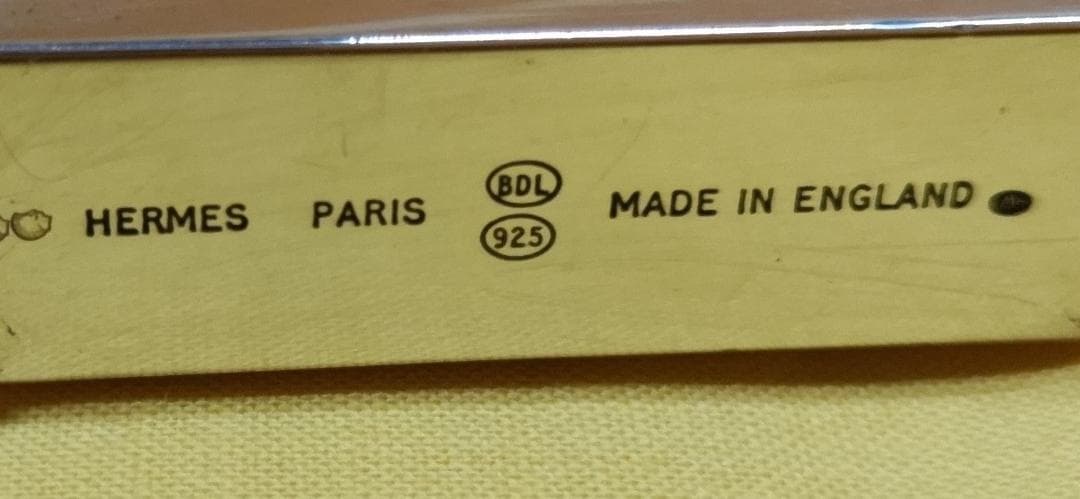 エルメスSV925　　ポリードバックモチーフ　ピルケース　袋リボン付