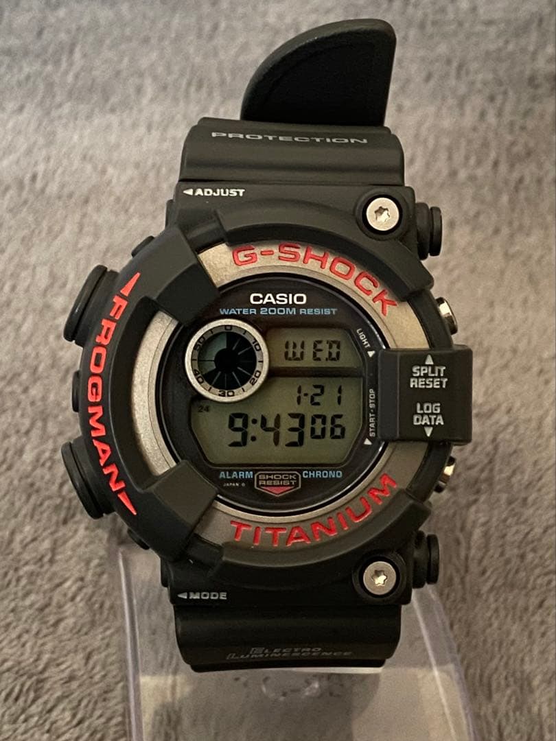時計 CASIO G-SHOCK DW-8200-1A FROGMAN