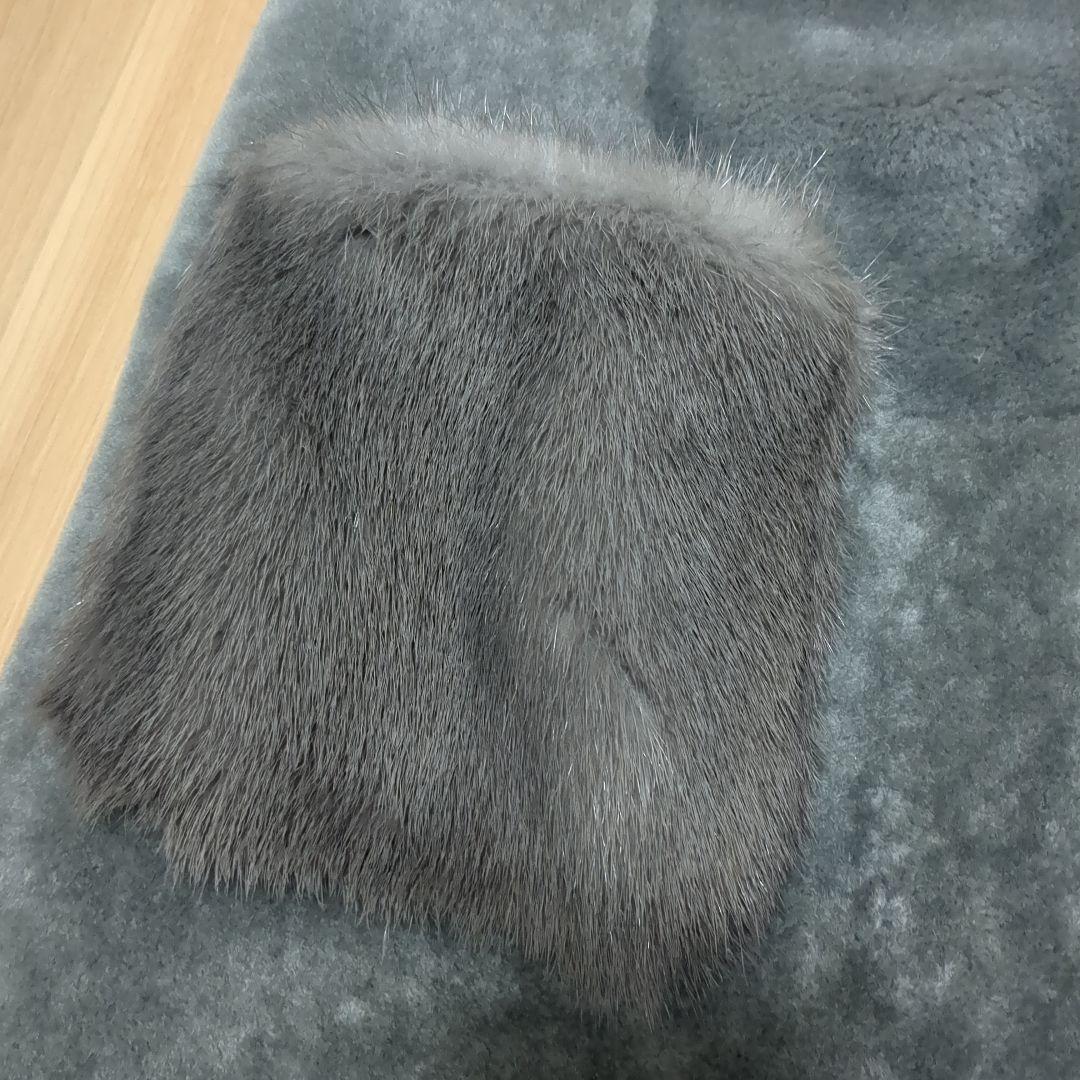 ゼラール　zelal リバーシブルベスト　ムートン　ミンク　毛皮