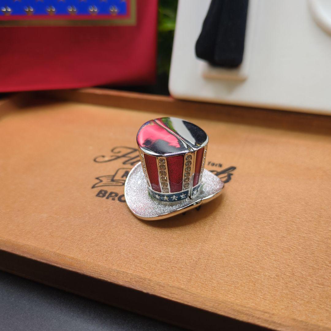 エスティローダー 練り香水 コンパクト アンクル・サムハット 星条旗