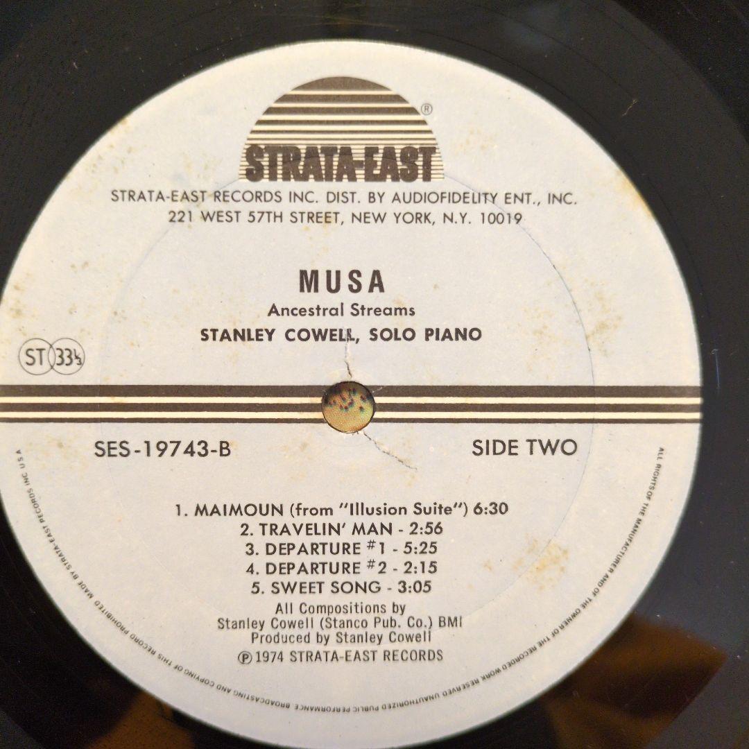 洋楽 Stanley Cowell /Musa LP reissue1980