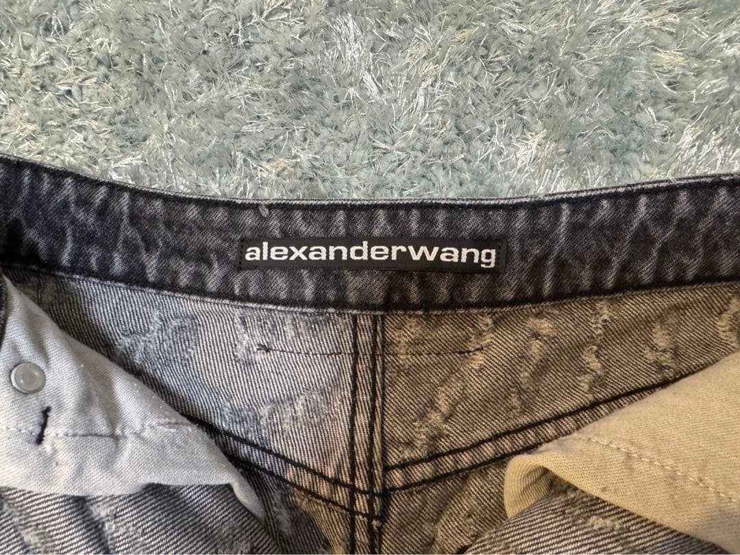 【入手困難】【美品】alexander wang ハイウエストデニムショーツ