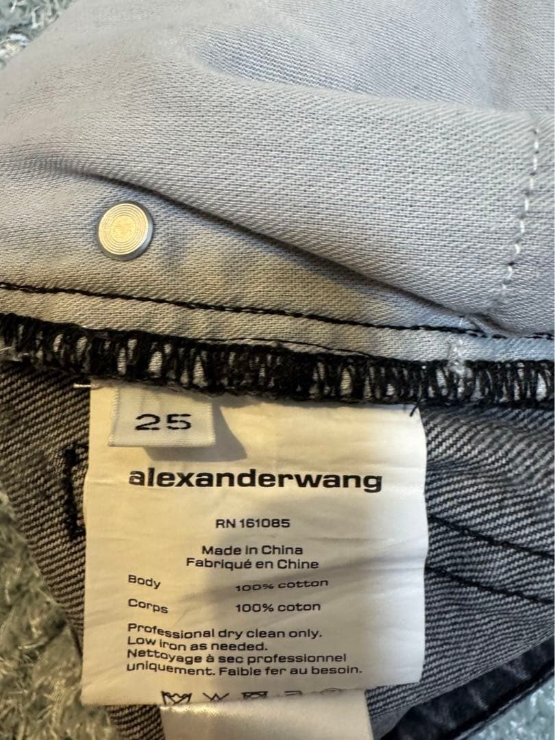 【入手困難】【美品】alexander wang ハイウエストデニムショーツ