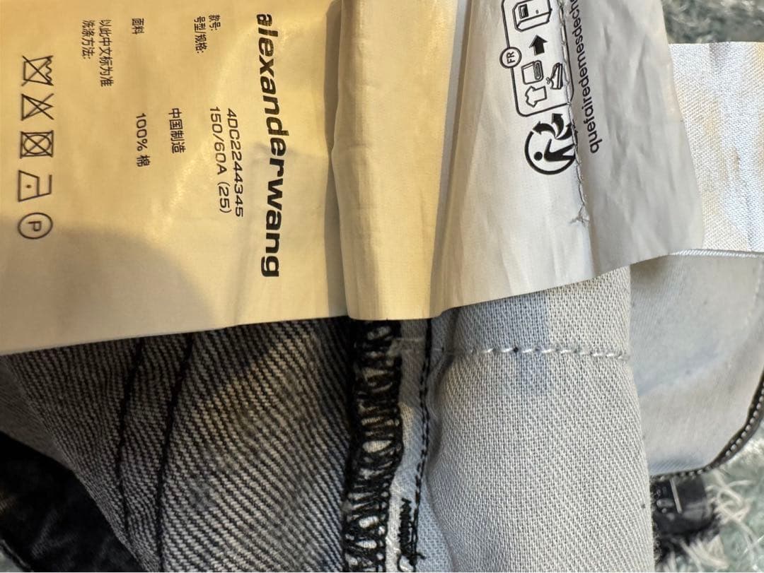 【入手困難】【美品】alexander wang ハイウエストデニムショーツ