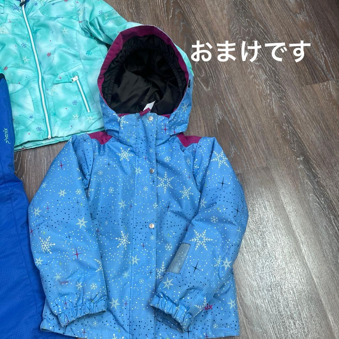 フェニックス セットアップ　スキーウェア　130 女の子