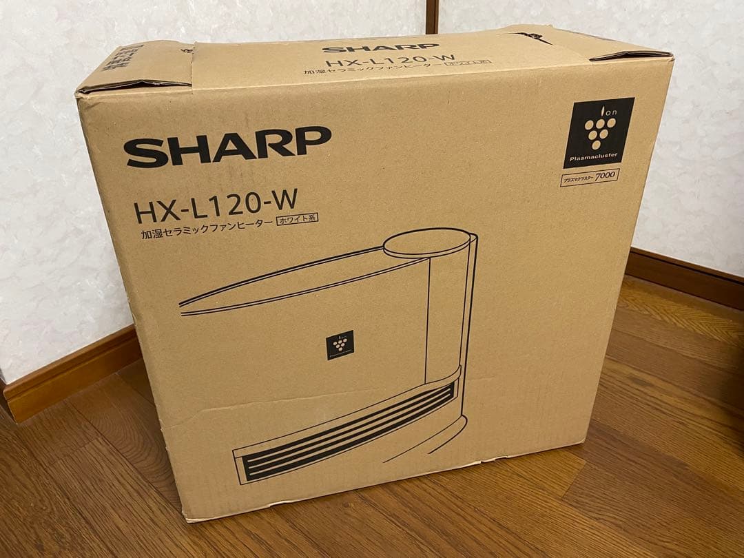 2021年製SHARP 加湿セラミックファンヒーター HX-L120-W