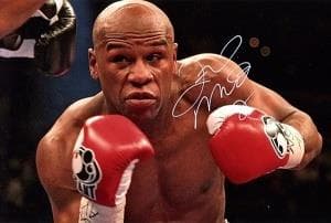 レア！　ボクシング　証明書付き　フロイド・メイウェザー 直筆サイン入りフォト