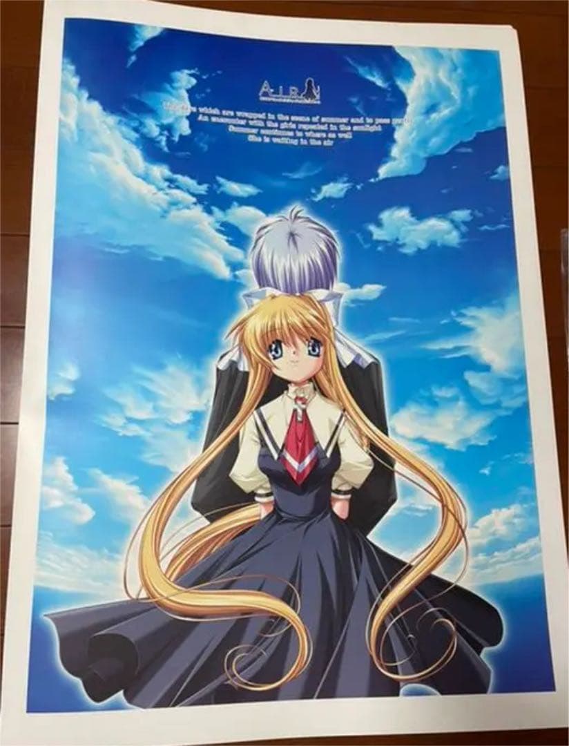 key　air等　特大ポスター7枚＋ポスターファイル