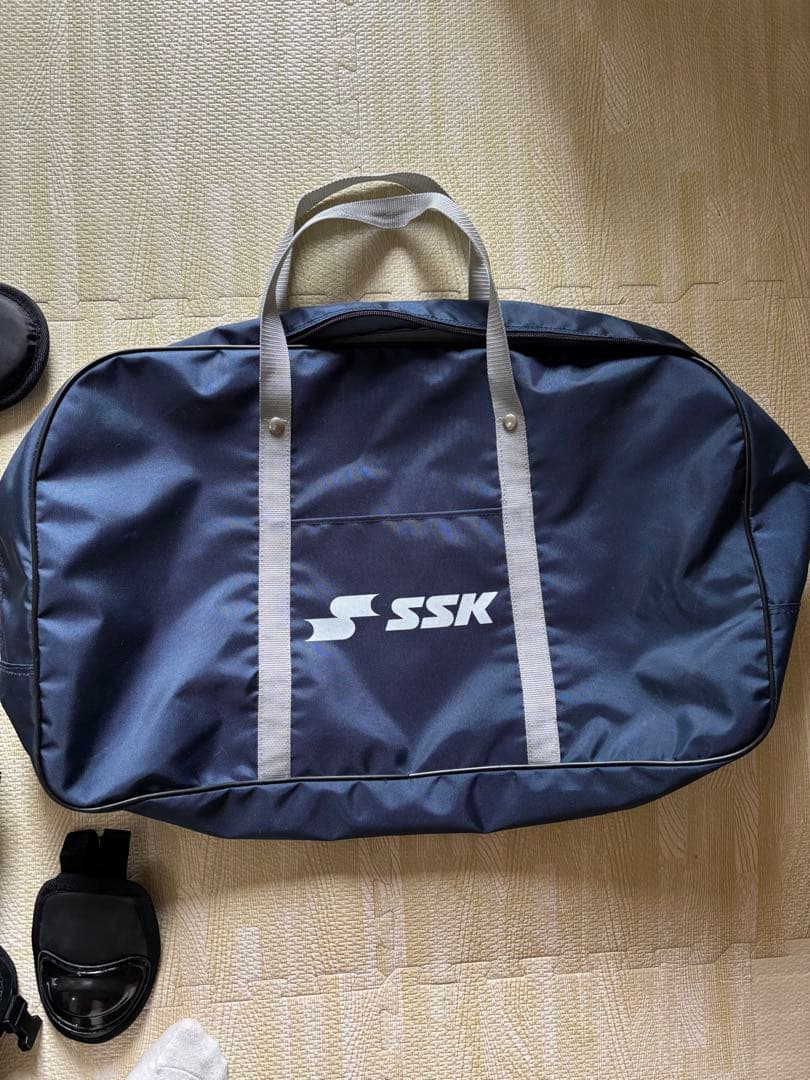 SSK ー般軟式キャッチャー防具キャッチャーズギア5点セット ブラック