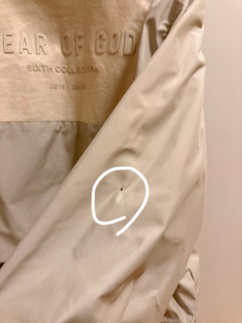 Fear of god ナイロンジップアップジャケット　シックスコレクション