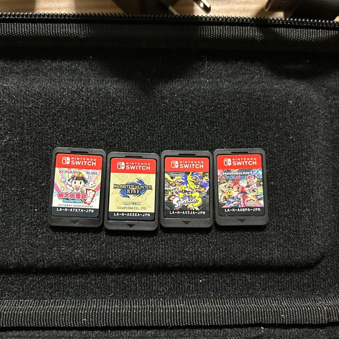 Switch 本体 ドックなし + ソフト4本 + AC/HDMI付き