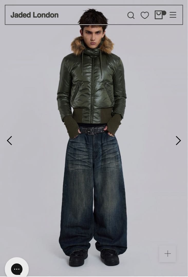 ジャケット・アウター Jaded London Black Mercury Puffer Jacket