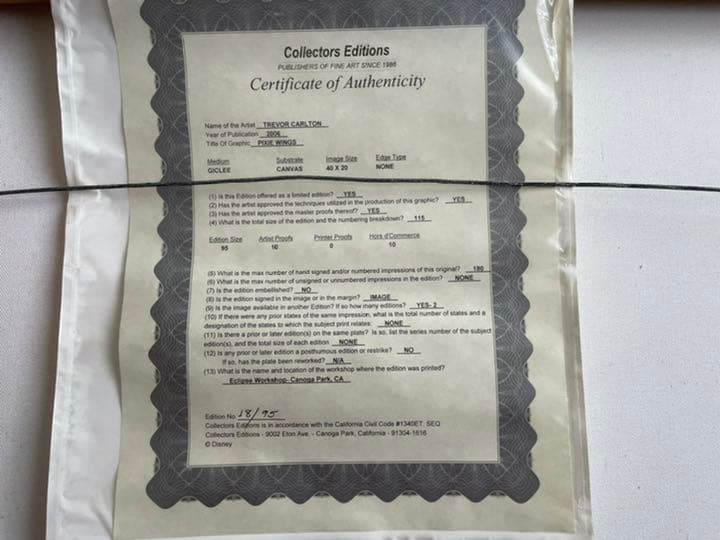 ティンカーベルPixieWing トレバーカールトン作