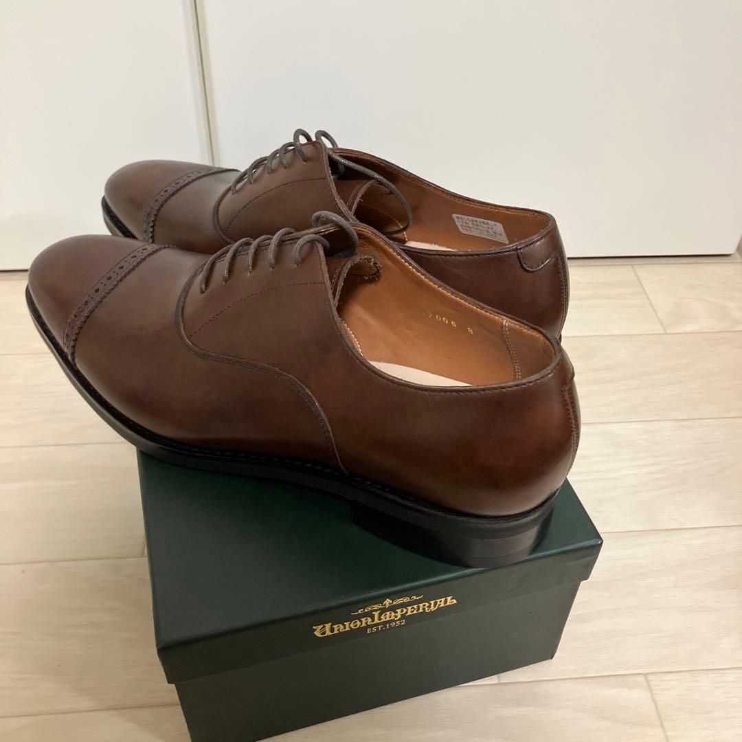 ユニオンインペリアル U2006 ストレートチップ ダークブラウン 8EEE26