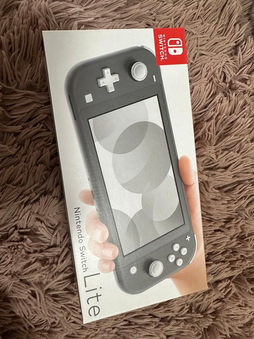 Nintendo switch lite グレー　本体箱付き　ソフトセット