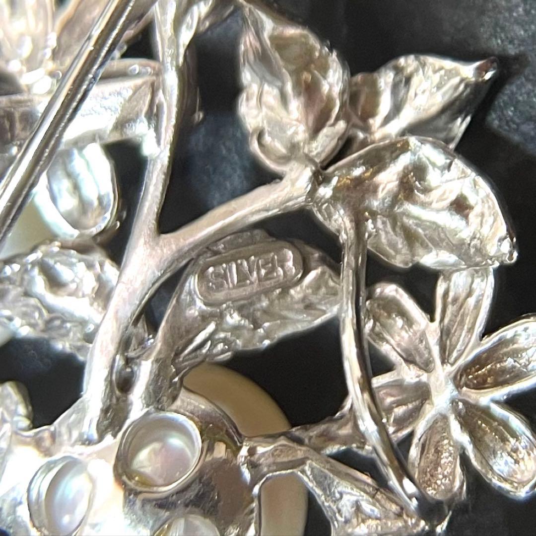 パールブローチ　あこや真珠　本真珠　入学式　卒業式　コサージュ　検索用-ミキモト