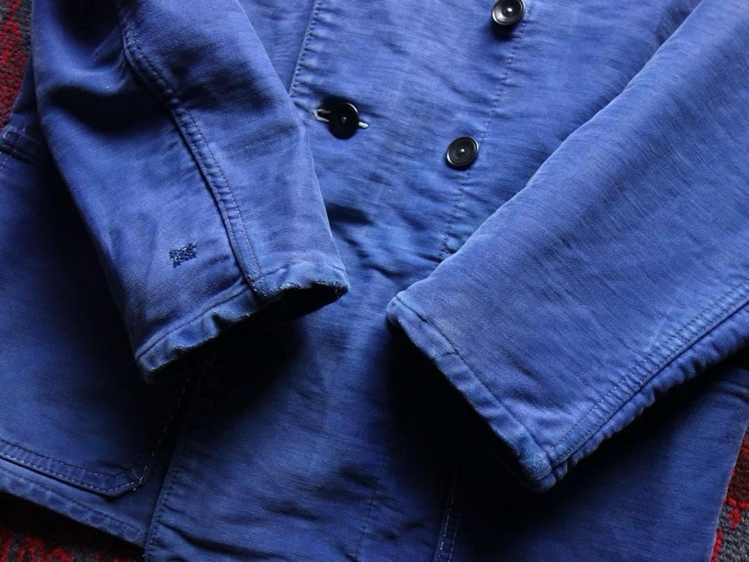 70s ドイツ エレファントスキン カバーオール L モールスキン ダブル