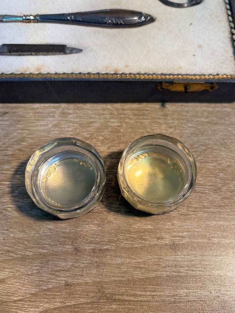 アンティーク アールデコ 1900年代 スターリングシルバー マニキュアセット