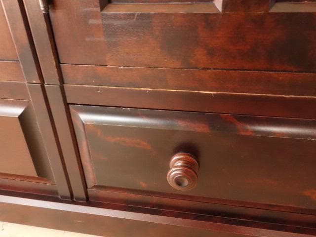 北海道民芸家具　洋服タンス　ワードロープ　再塗装済　USED