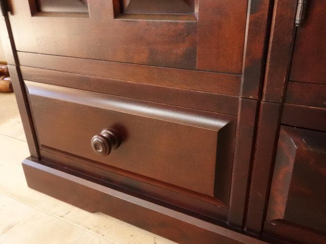 北海道民芸家具　洋服タンス　ワードロープ　再塗装済　USED