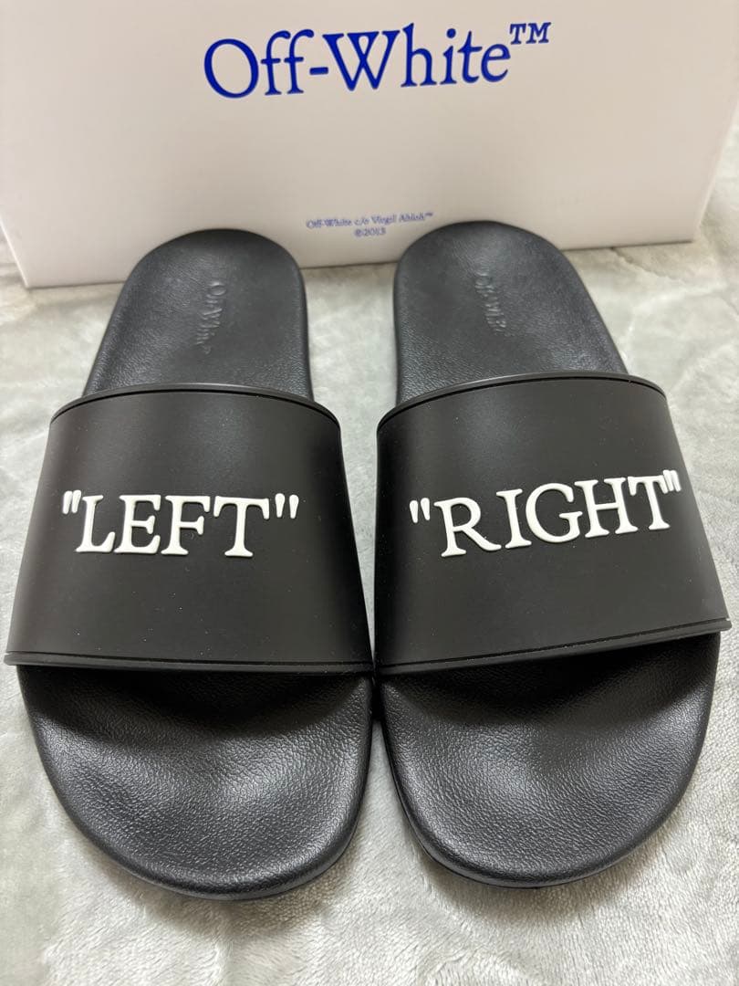 オフホワイト　Virgil Abloh ロゴサンダル　正規品