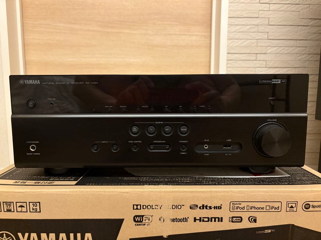 YAMAHA RX-V483(B) AVレシーバー AVアンプ ヤマハ 美品