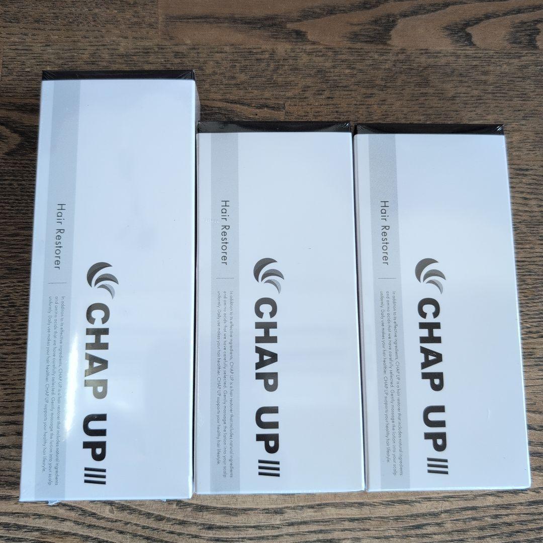 CHAP UP チャップアップ シャンプー 育毛剤セット✕3