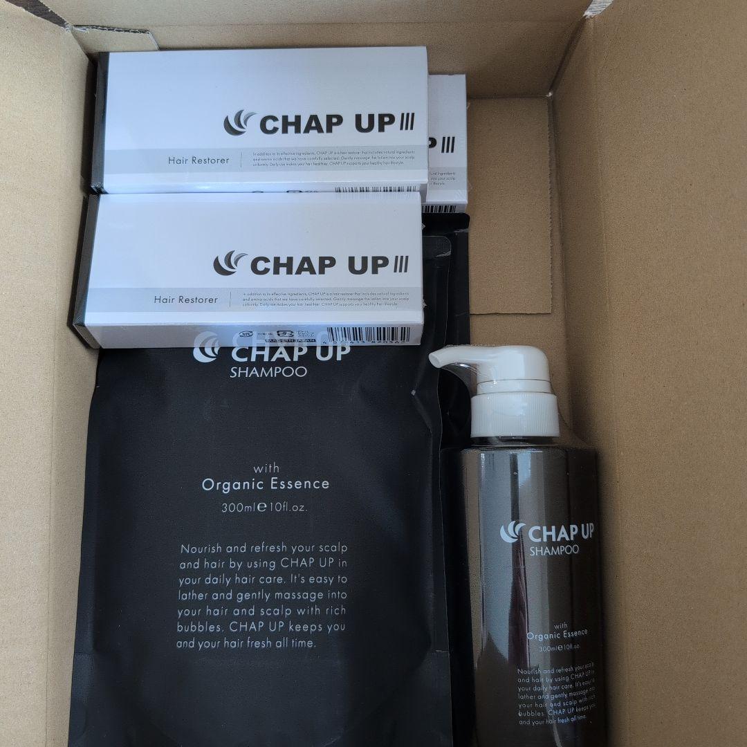 CHAP UP チャップアップ シャンプー 育毛剤セット✕3