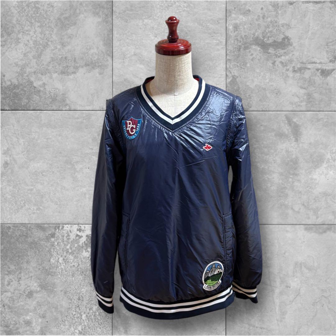 【美品】パーリーゲイツ リバーシブル スニード サイズ2 ネイビー✖️レッド