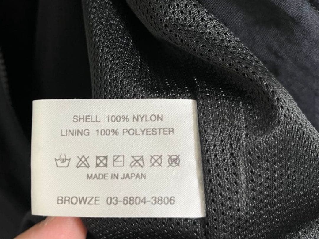 ENNOY NYLON TRACK SUIT jacket 黒sizeM