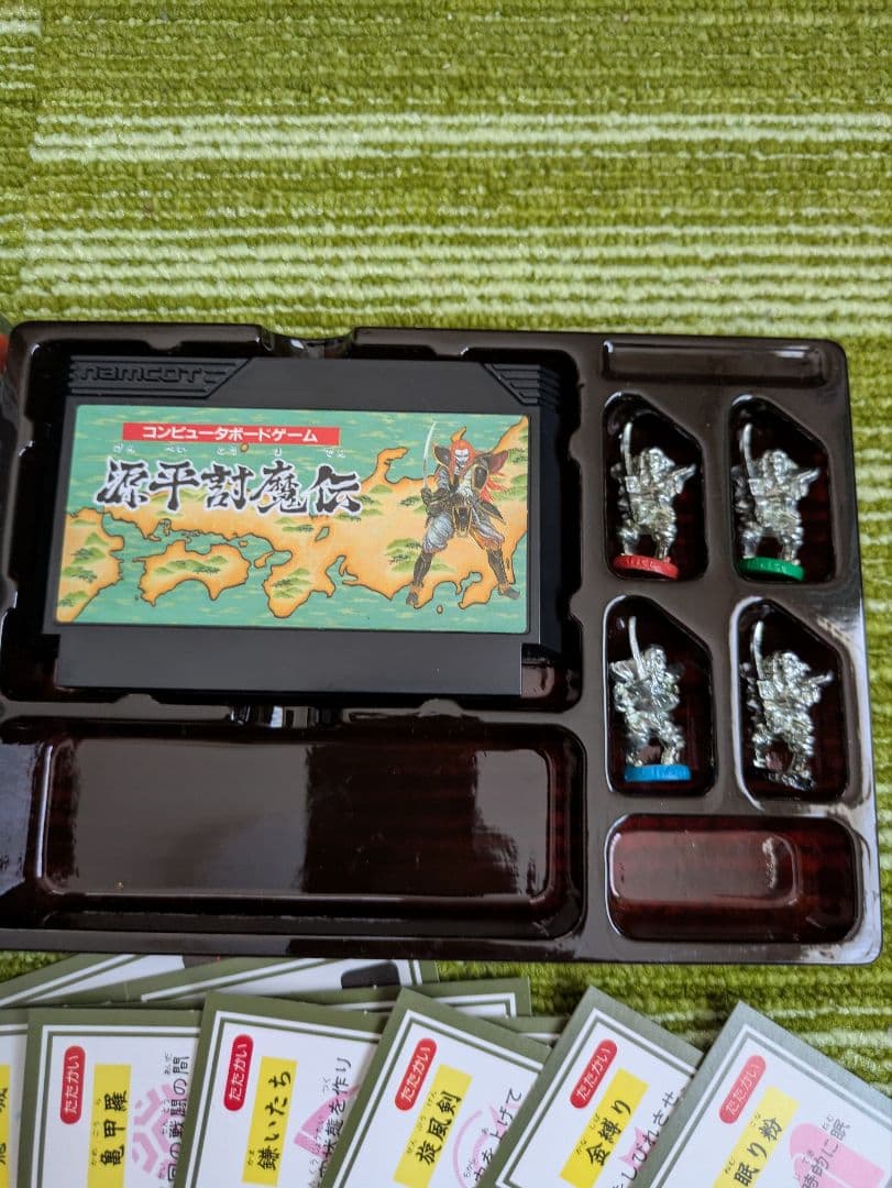 【美品】源平討魔伝 ファミコンソフト ボードゲーム未使用 付録付 カセット