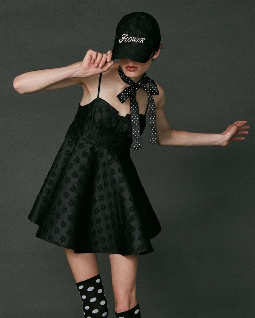 トップス poppy FLOWER JACQUARD CAMI TUNIC