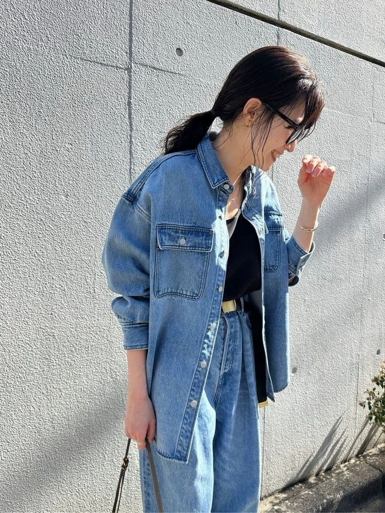 【Whim Gazette】ドロップデニムシャツ