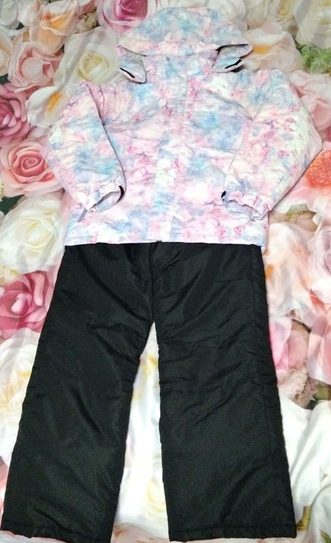 値下げ！Binzart 子ども用 スキーウェア ピンク・青 160cm