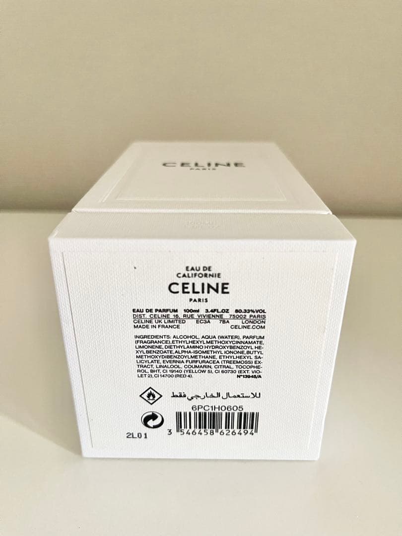 CELINE オード・カリフォルニ 100ml・新品