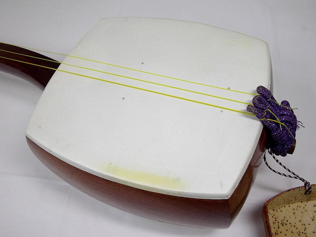 三味線　猫皮　破れなし