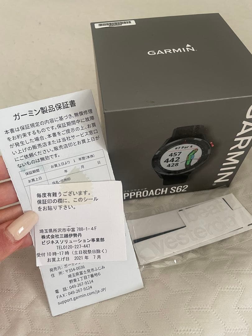ラウンド用品・アクセサリー GARMIN APPROACH S62