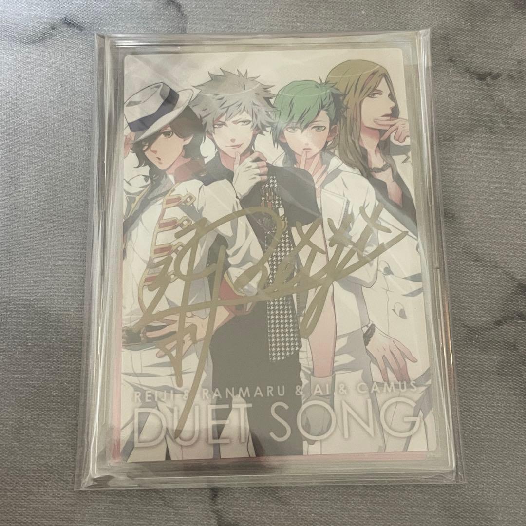 うたプリ デュエットソング 直筆 カード 嶺二