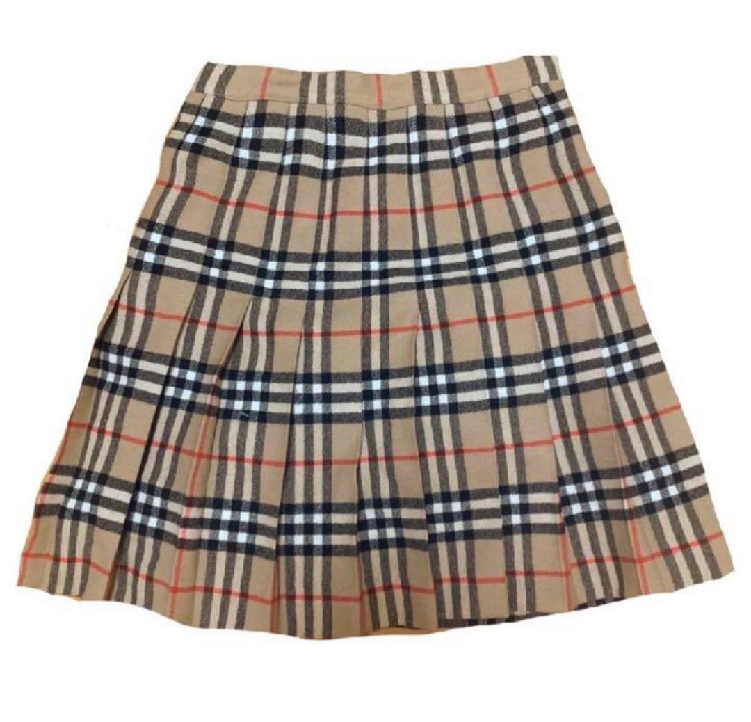 BURBERRYS チェック柄 プリーツスカート